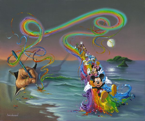 Walt’s Colorful Creations  by Jim Warren | Signed and Numbered Edition Hot on Sale