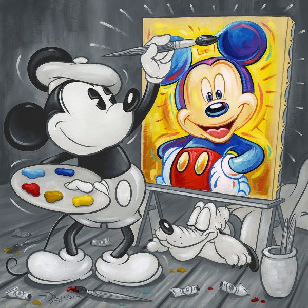 Mickey Paints Mickey  by Tim Rogerson Online Hot Sale