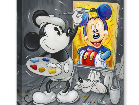 Mickey Paints Mickey  by Tim Rogerson | Signed and Numbered Edition Online