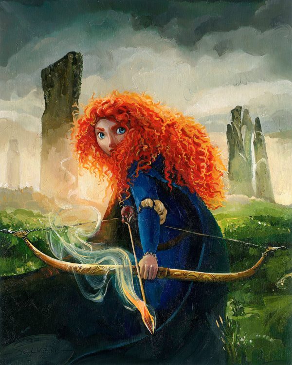 Brave Merida (Petite)  by Jim Salvati | Signed and Numbered Edition Online now