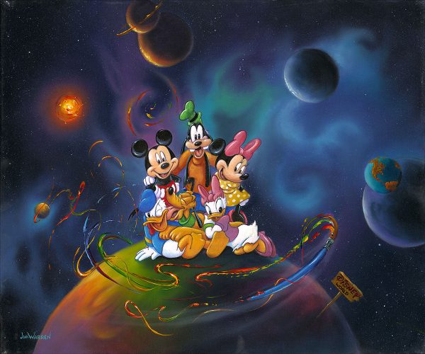 Disney World  by Jim Warren | Signed and Numbered Edition on Sale