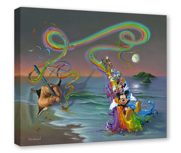 Walt’s Colorful Creations  by Jim Warren | Signed and Numbered Edition Hot on Sale