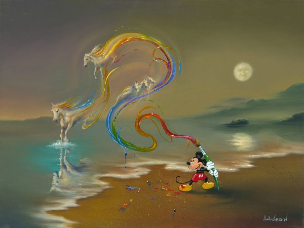 Mickey the Artist  by Jim Warren | Signed and Numbered Edition Online