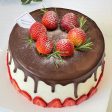 Strawberry With Chocolate Drip Cake For Sale