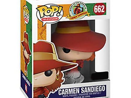 CARMEN SANDIEGO (DISAPPEARING) #662 - FUNKO POP!-EXCLUSIVE Sale