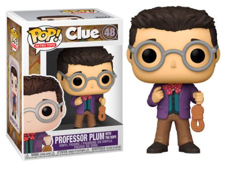 CLUE: PROFESSOR PLUM WITH THE ROPE #48 - FUNKO POP! Hot on Sale