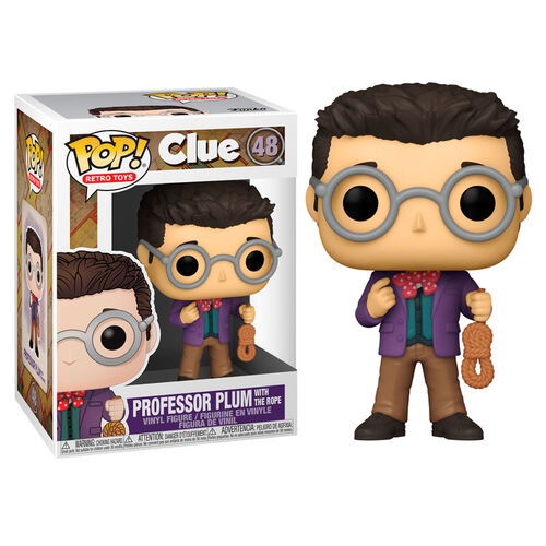 CLUE: PROFESSOR PLUM WITH THE ROPE #48 - FUNKO POP! Hot on Sale