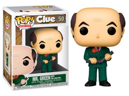 CLUE: MR. GREEN WITH THE LEAD PIPE #50 - FUNKO POP! For Discount