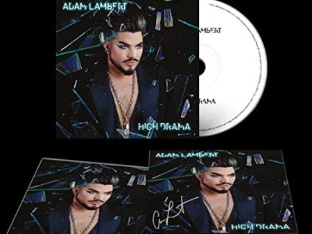 ADAM LAMBERT - HIGH DRAMA (AMAZON SIGNED INSERT EDITION) (CD) For Sale