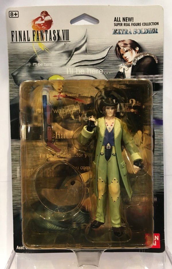 FINAL FANTASY VIII: IRVINE KINNEAS (FIGURE) - BANDAI-#3720-DAMAGED BOX For Sale