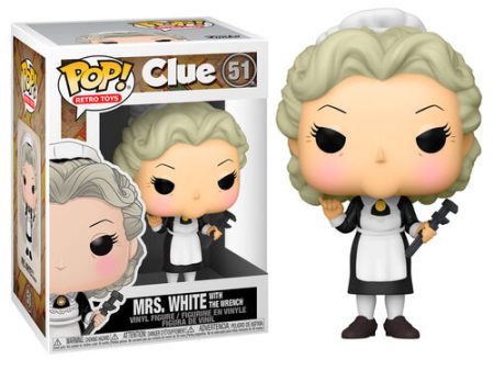 CLUE: MRS. WHITE WITH THE WRENCH #51 - FUNKO POP! Sale