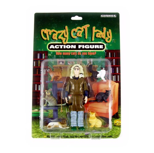 CRAZY CAT LADY ACTION FIGURE - ACCOUTERMENTS-2004 Supply