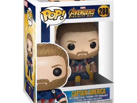 AVENGERS: INFINITY: CAPTAIN AMERICA #288 - FUNKO POP! For Sale