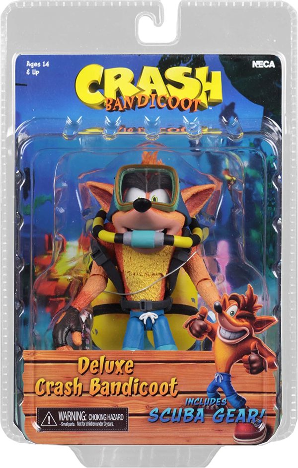 CRASH BANDICOOT (SCUBA GEAR) - NECA-DELUXE Discount