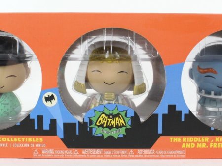 BATMAN CLASSIC TV SERIES: RIDDLER KING TUT MR. FREEZE - DORBZ-3 PACK-EXCLUSIVE For Discount