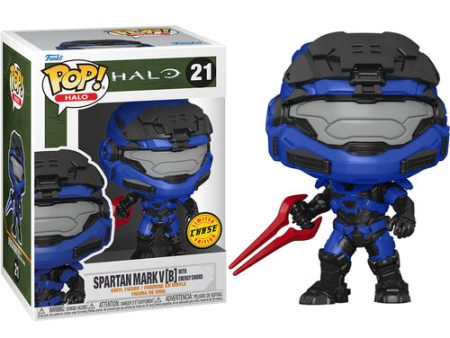 HALO: SPARTAN MARK V (B) WITH ENERGY SWO - FUNKO POP!-CHASE on Sale