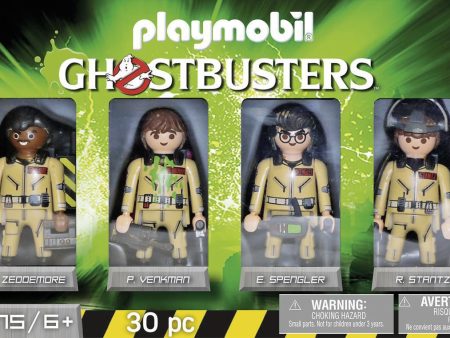 GHOSTBUSTERS: ZEDDEMORE VENKMAN SPENGLER - PLAYMOBILE-SET OF 4 For Cheap