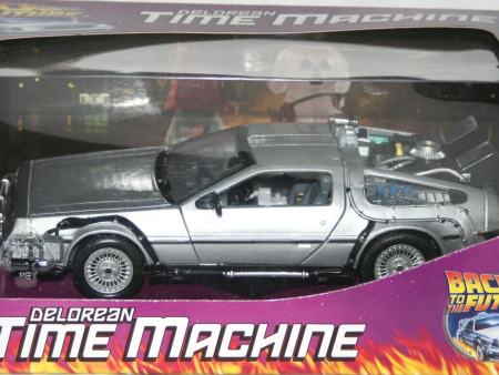 BACK TO THE FUTURE: DELOREAN TIME MACHINE - WELLY-1:24 DIE CAST Fashion