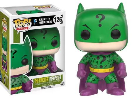 DC SUPERHEROES: RIDDLER IMPOSTER #126 - FUNKO POP! on Sale