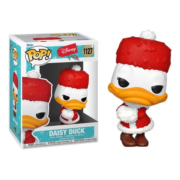 DISNEY HOLIDAY: DAISY DUCK 127 DONALD DUCK 1128 - FUNKO POP!-SET OF 2 [FP SE WD 1] For Cheap