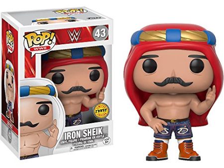 WWE: IRON SHEIK #43 (RED KEFFIYEH) - FUNKO POP!-CHASE Cheap