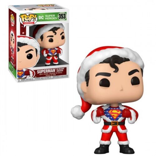 DC SUPER HEROES: SUPERMAN IN HOLIDAY SWE - FUNKO POP! Supply