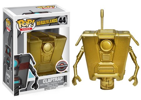 BORDERLANDS: CLAPTRAP (GOLD) #44 - FUNKO POP!-EXCLUSIVE Fashion