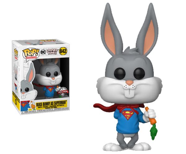 DC LOONEY TUNES BUS BUNNY AS SUPERMAN842 - FUNKO POP!-SPECIAL EDITION For Sale